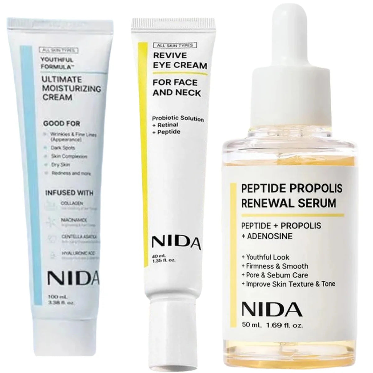 NIDA Bio-Active Kit — Elixir de Juventude e Regeneração